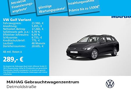 VW Golf Volkswagen VIII Variant 1.5 eTSI LIFE Navi LED TravelA