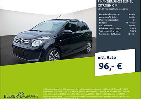 Citroën C1 1.0 VTi Aispace Shine Stop&amp