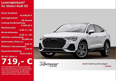 Audi Q3 SPORTBACK SLINE 35 TFSI PANO, MATRIX, AHK LED