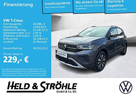 VW T-Cross gebraucht kaufen VW T-Cross Volkswagen Goal 1.0 TSI DSG ACC AHK ALU LED SHZ RFK