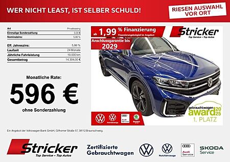 VW Touareg Volkswagen R-Line 3.0TDI DSG 596,-ohne Anzahlung Ne