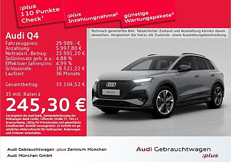 Audi Q4 e-tron Q4 45 e-tron qu. 2x S line ACC/B&O/Optikpaket