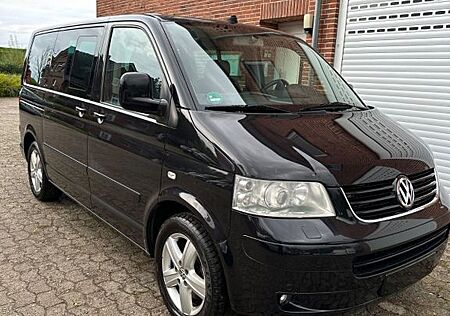 VW T5 Multivan Volkswagen Highline Xenon AHK Leder Deep Black