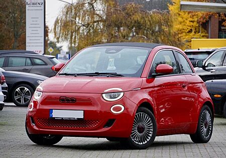 Fiat 500E Red Cabrio TEMP NAV eCall CCS+Typ2