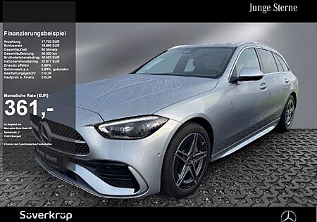 Mercedes-Benz C 300 de T 4M // AMG PREMIUM SPUR AHK DISTR 360