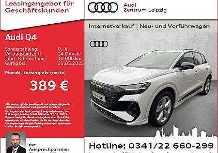 Audi Q4 e-tron Q4 45 e-tron S line*MATRIX*HuD*AHK*3Z-Klima*20**