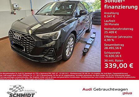 Audi Q3 Sportback 45 TFSI e Sportsitze PDC SHZ 18"