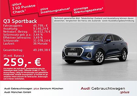 Audi Q3 Sportback 35 TDI S tronic S line ACC/AHK/Virt