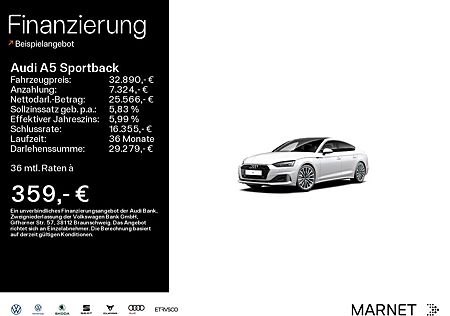 Audi A5 Sportback Advanced 40 TDI S line*Navi*Matrix*