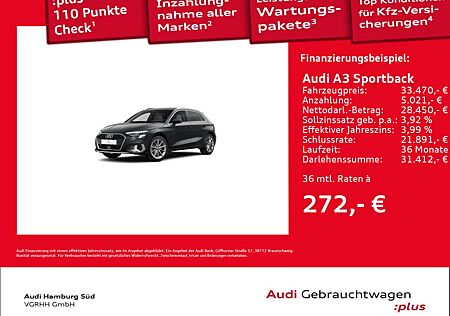 Audi A3 Sportback 35 TFSI advanced S tronic S LINE