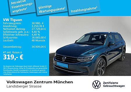 VW Tiguan Volkswagen 2.0 TDI Life LED Navi Leder AHK RearView