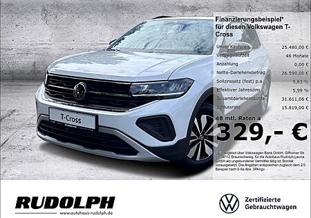 VW T-Cross Volkswagen GOAL 1.0 TSI LED BT SHZ ACC Klima