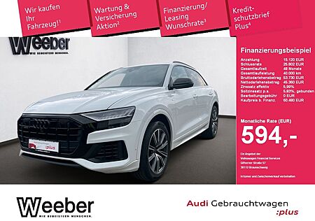 Audi Q8 S-Line Black 21*ACC*AHK*HuD*MATRIX*PANO*SHZ