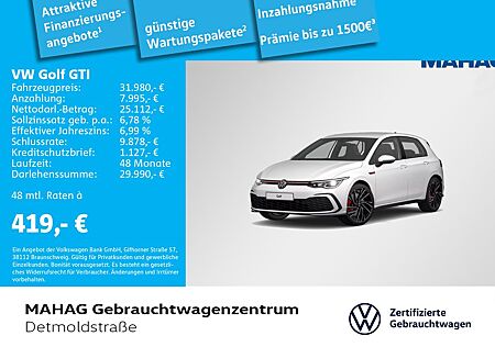 VW Golf Volkswagen VIII GTI 2.0 TSI Navi LED Alu19AdelaideBLAC