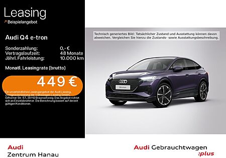 Audi Q4 e-tron gebraucht kaufen Audi Q4 e-tron Sportback 45 quattro S-LINE*MATRIX*NAV