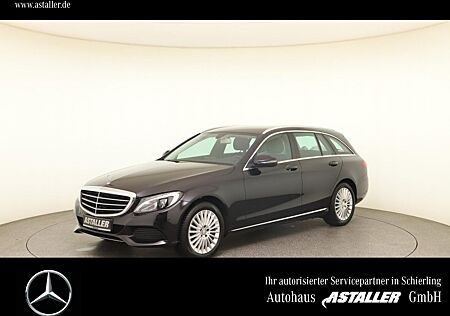 Mercedes-Benz C 180 T Exclusive 2x+Navi+LED+Parkas+AHK+SHZ+17'