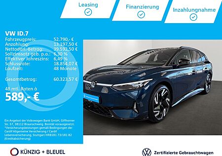 VW ID.7 Volkswagen Tourer GTX 4 M*Nav*AHK*Kam*Pano*Exterieurpa