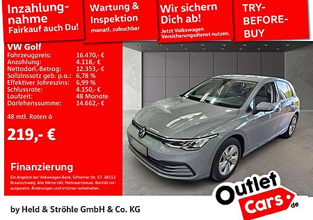 VW Golf Volkswagen 8 Life 1.0 TSI NAVPRO LED KAM PDC SHZ APP
