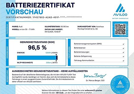 Audi e-tron 50 quattro +S line+AHK+ASSISTENTEN+