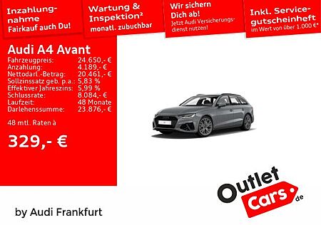 Audi A4 Avant 35 TDI S tronic S line Navi Tempomt DAB