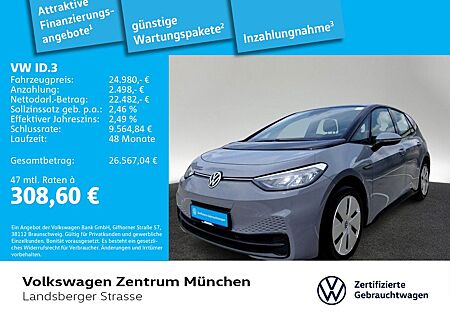 VW ID.3 Volkswagen Pro Performance CCS LED Navi ParkPilot 1-Ga