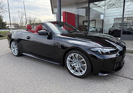 BMW M4 Competion Cabrio Facelift/Black-Red/Voll-Voll