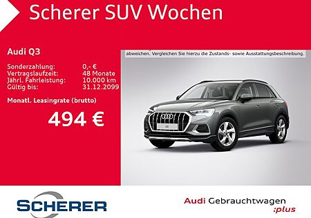 Audi Q3 advanced 35 TFSI S tronic LED NAVI RFK EPH+ A