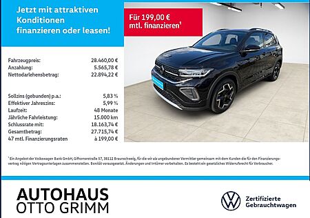 VW T-Cross gebraucht kaufen VW T-Cross Volkswagen 1.5 TSI R-Line AHK SHZ LED Kamera