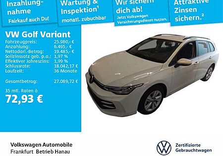 VW Golf Volkswagen VIII Variant 1.5 eTSI DSG Life Digitaler Ra