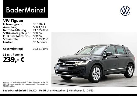 VW Tiguan Volkswagen 2.0 TDI Elegance Navi ACC Matrix HUD SHZ