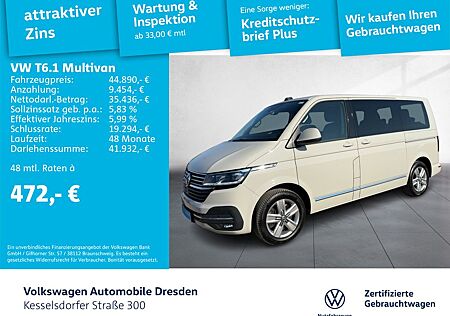 VW T6 Multivan Volkswagen T6.1 Multivan 2.0 TDI DSG "Generation SIX" AHZV