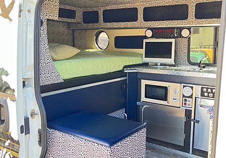 Peugeot Boxer Wohnmobil Umbau Safari Look