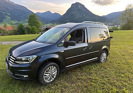 VW Caddy Volkswagen 2,0 TDI, Highline, Camper, gepfl, HU neu