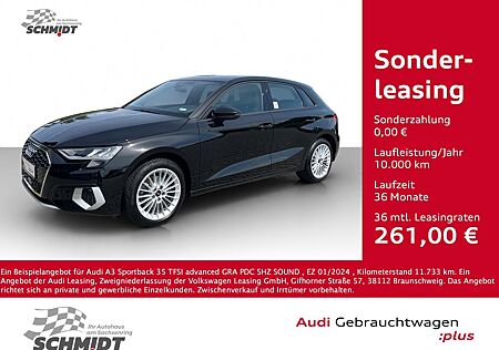 Audi A3 Sportback 35 TFSI advanced GRA PDC SHZ SOUND