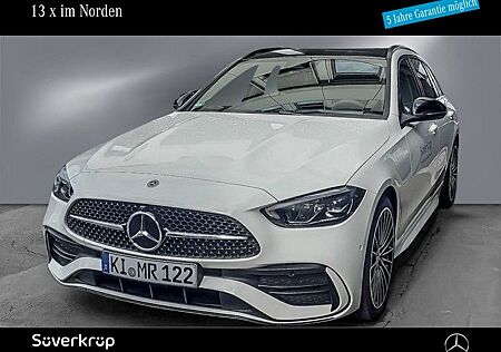 Mercedes-Benz C 220 d T 4M AMG NIGHT DISTR SPUR PANO 360 AHK