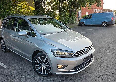 VW Golf Sportsvan Volkswagen Golf7-1.4"HIGHLINE"AUT+LED+LEDER+KAM+NAV+AHK+TEM