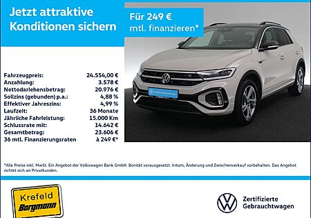 VW T-Roc Volkswagen 1.0 TSI R-Line LED ACC NAVI SHZ PDC KLIMA