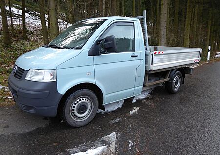 VW T5 Transporter Volkswagen T5 Pritsche,KLima,Sitzh.,Standh.,ESP,AHK,166tkm
