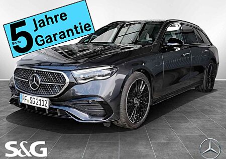 Mercedes-Benz E 220 d T 4M AMG Night+DIG-LED+360+MBUX+AHK+Pano