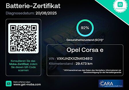 Opel Corsa -e EDITION KAMERA LED MIRRORSCREEN GJR