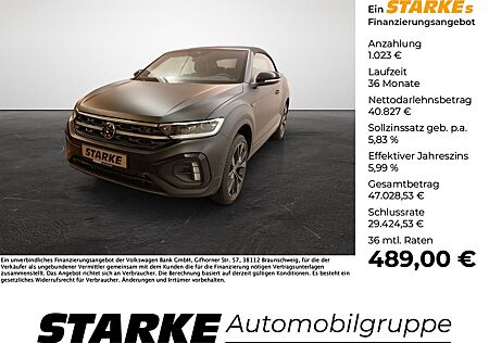 VW T-Roc Volkswagen Cabriolet 1.5 TSI DSG R-Line Edition Black