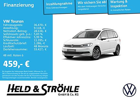 VW Touran Volkswagen Comfortline 1.5TSI DSG 7SITZE AHK LED RFK
