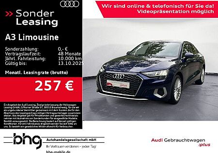Audi A3 Limousine 35 TFSI advanced LED/MMI/Interface/