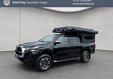 Toyota Hilux 4x4 Double Cab MHEV Alu-Cab m. Zelt