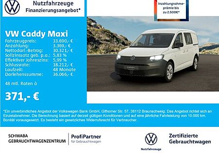 VW Caddy Volkswagen Maxi Kombi 2,0 TDI DSG *VIRTUAL*R-KAM*17''