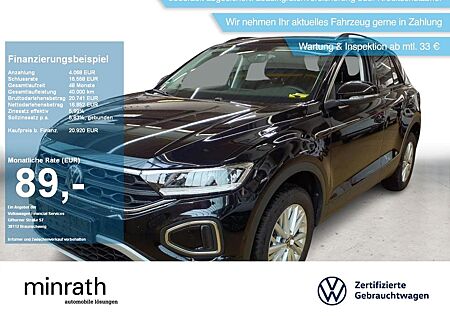 VW T-Roc Volkswagen Life 1.0 TSI LED+NAVI+CarPlay+LM+SHZ+2xPDC