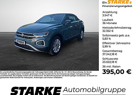 VW T-Roc Volkswagen Cabriolet 1.5 TSI DSG Goal AHK Navi LED P