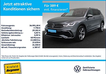 VW Tiguan Allspace Volkswagen 2.0 TDI R-Line 4Motion AHK 360°