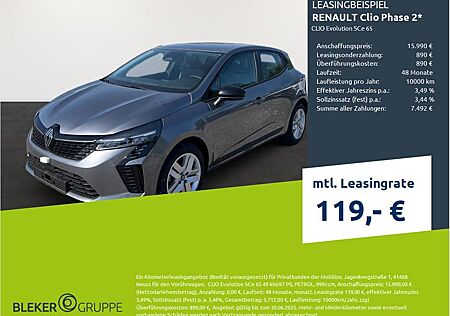 Renault Clio Phase 2 Evolution SCe 65