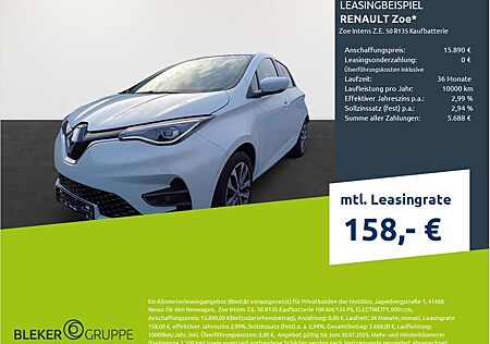 Renault ZOE Intens Z.E. 50 R135 Kaufbatterie